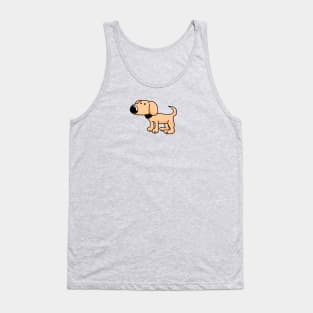 Beige Dog Tank Top